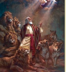 Daniel in the Lion's Den by Gauthier