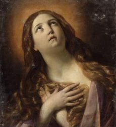 Mary Magdalene at the cross by Guido Reni