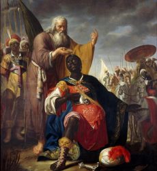 Philip Baptizes the Ethiopian Eunuch by Abraham Bloemaert