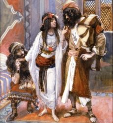 Rahab, the harlot of Jericho by James Tissot