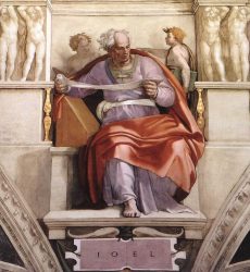 The Prophet Joel by Michelangelo Buonarroti JOEL