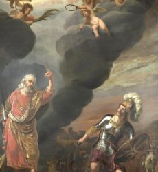 the_captain_of_god's_army_appearing_to_joshua by Ferdinand Bol