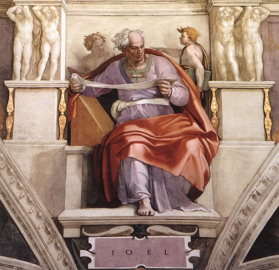The Prophet Joel by Michelangelo Buonarroti JOEL