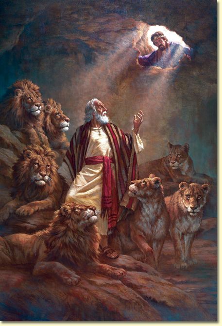 Daniel in the Lion's Den by Gauthier