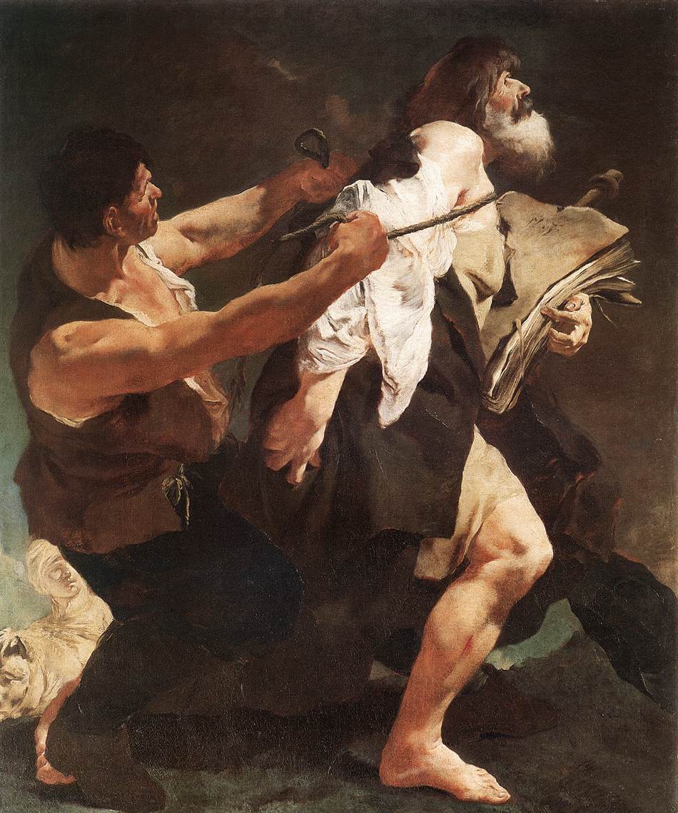Saint James Brought To Martyrdom by Giovanni Battista Piazzetta