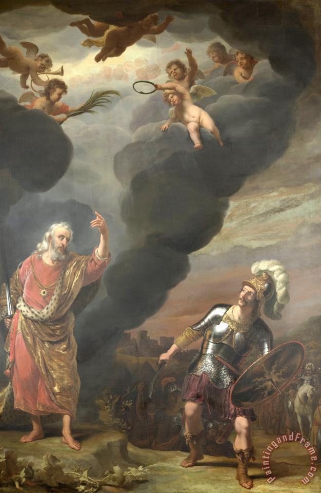 the_captain_of_god's_army_appearing_to_joshua by Ferdinand Bol