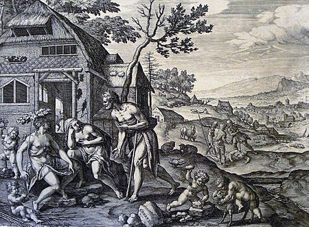 Lamech and his two wives by Phillip Medhurst